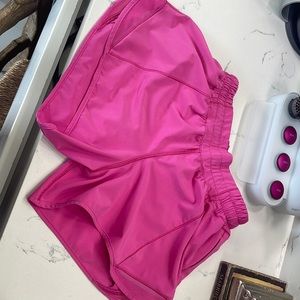 Hottie Hot Pink 4 inch Shorts, hardly worn, like new